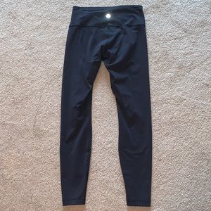 Lululemon Wunder Under 10 Black Yoga Pants